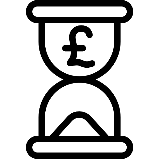 klepsydra Kiranshastry Lineal ikona