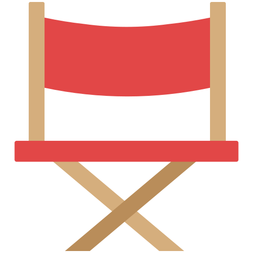 directeur stoel Generic color fill icoon