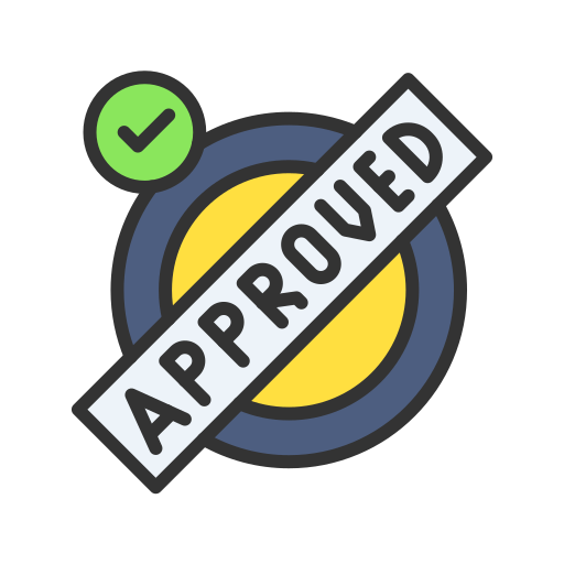 Approved Generic color lineal-color icon