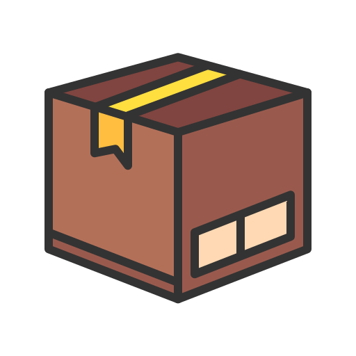 Cardboard box Generic color lineal-color icon