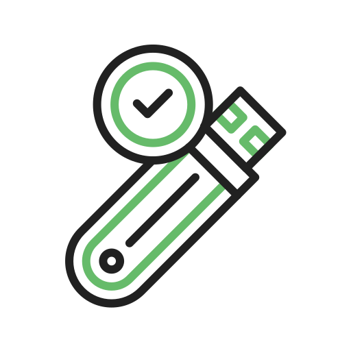 usb 드라이브 Generic color outline icon