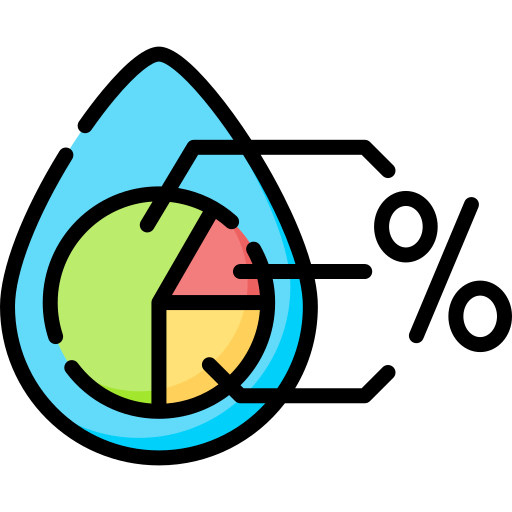 waterverbruik Special Lineal color icoon