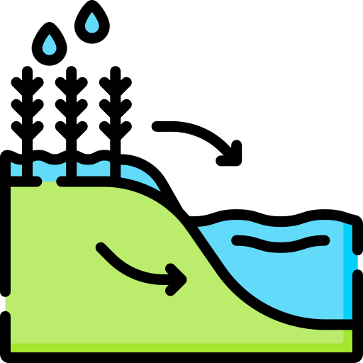 wasserfluss Special Lineal color icon