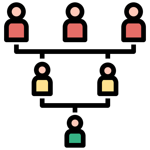 경쟁 Generic color lineal-color icon