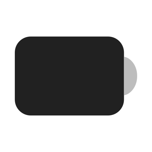 Full battery Generic color fill icon