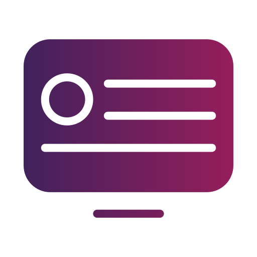 monitor Generic gradient fill icon