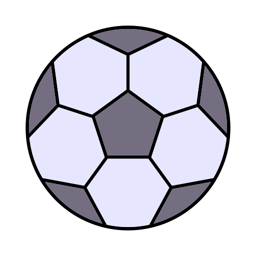 Футбольный мяч Generic color lineal-color иконка