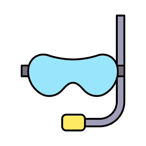 duikmasker Generic color lineal-color icoon