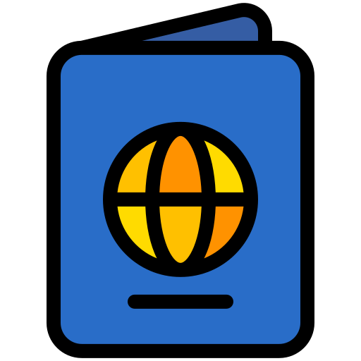 Passport Generic color lineal-color icon