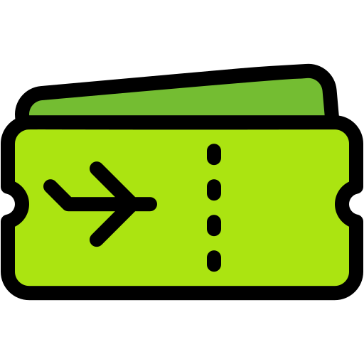 Boarding pass Generic color lineal-color icon