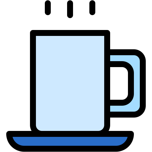 Кружка кофе Generic color lineal-color иконка
