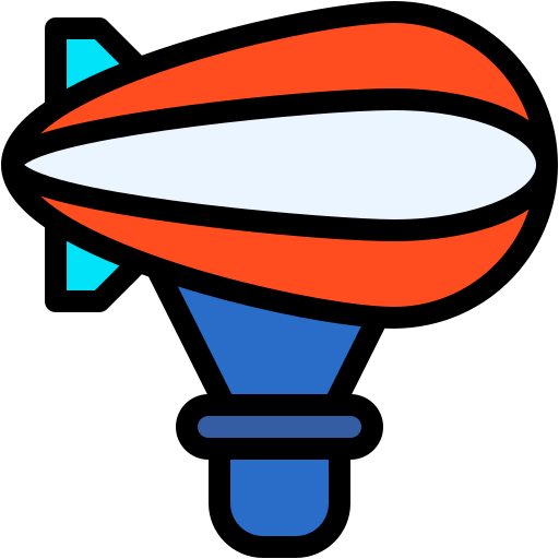 dirigible Generic color lineal-color icono