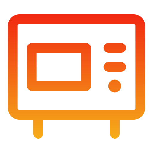 Microwave oven Generic gradient outline icon