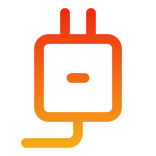 plug Generic gradient outline icoon