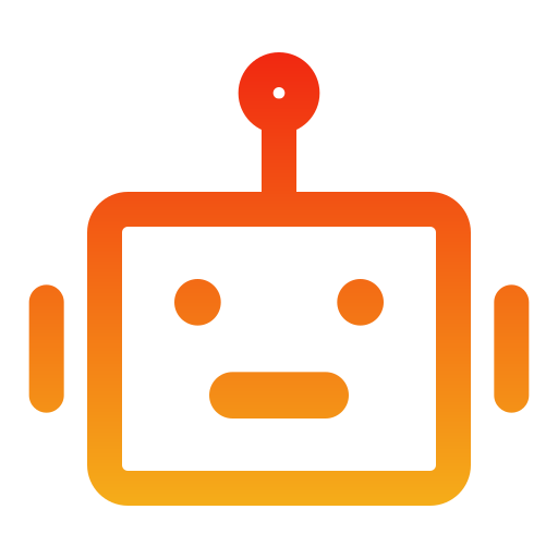 로봇 Generic gradient outline icon