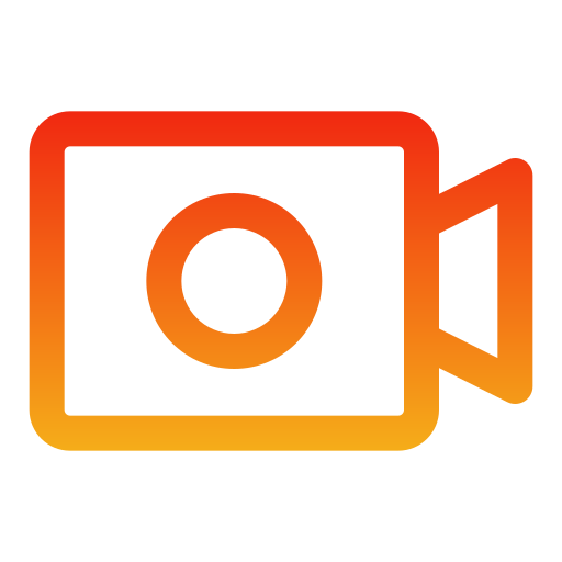 Video camera Generic gradient outline icon