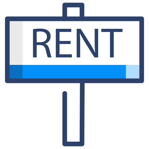 Rent sign board Generic color lineal-color icon