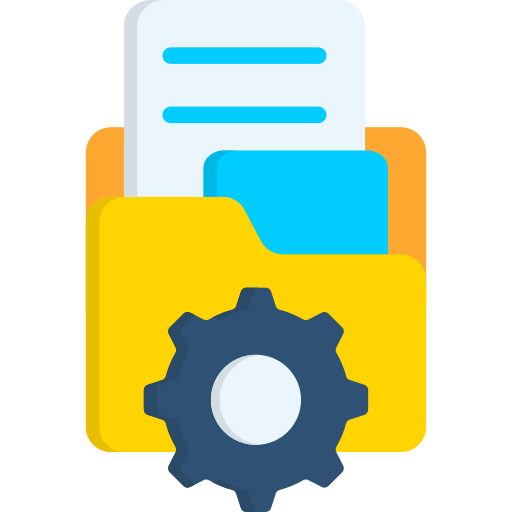 Data management Generic color fill icon