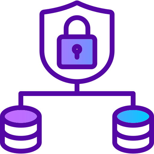 Data security Generic gradient lineal-color icon