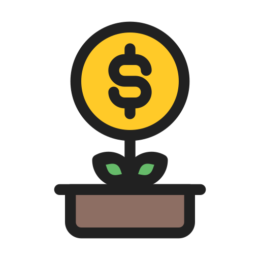 Money tree Generic color lineal-color icon