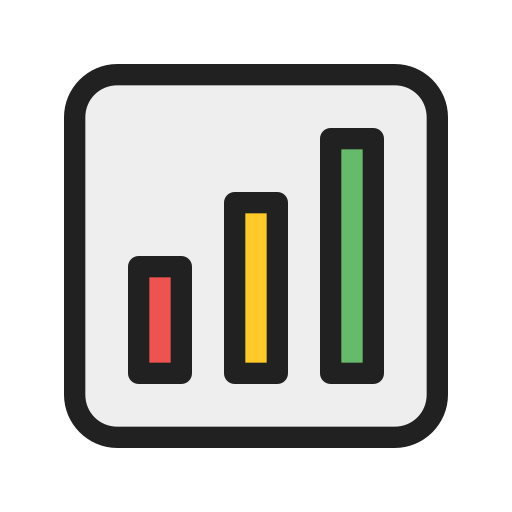 bolsa de valores Generic color lineal-color icono