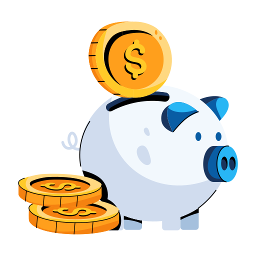 Piggy bank Generic color fill icon