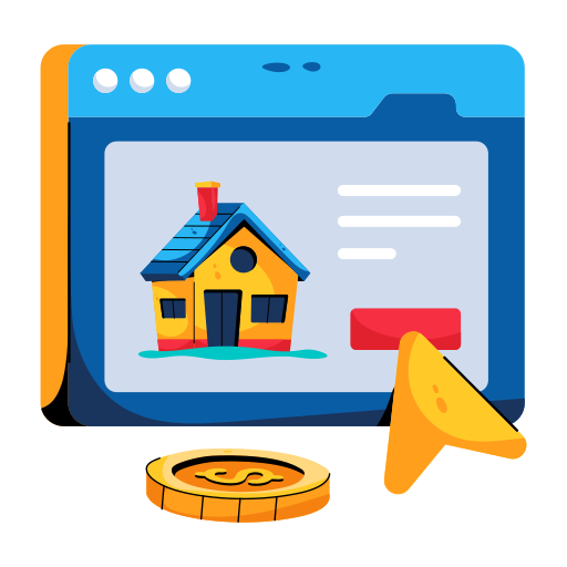 House for sale Generic color fill icon