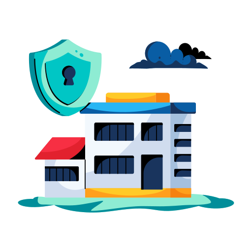 Protected house Generic color fill icon