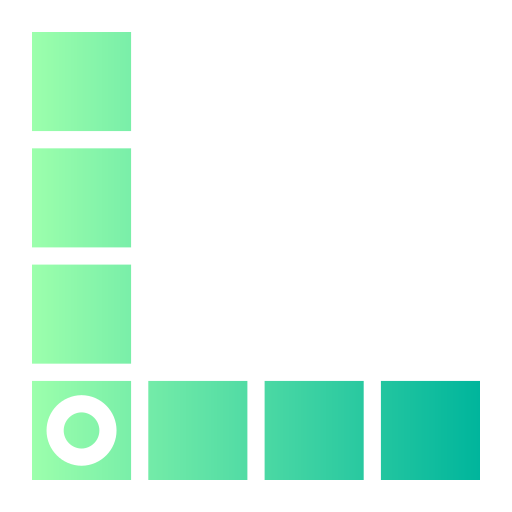 paleta kolorów Generic gradient fill ikona