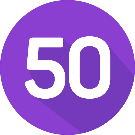 50 Generic color fill icon