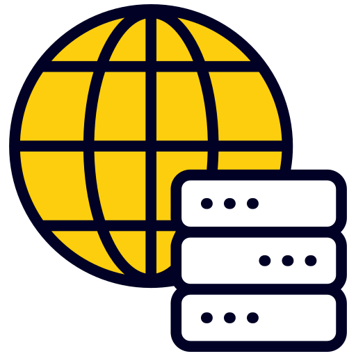 Global database Generic color lineal-color icon