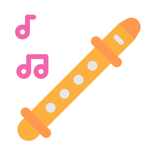 flöte Generic color fill icon