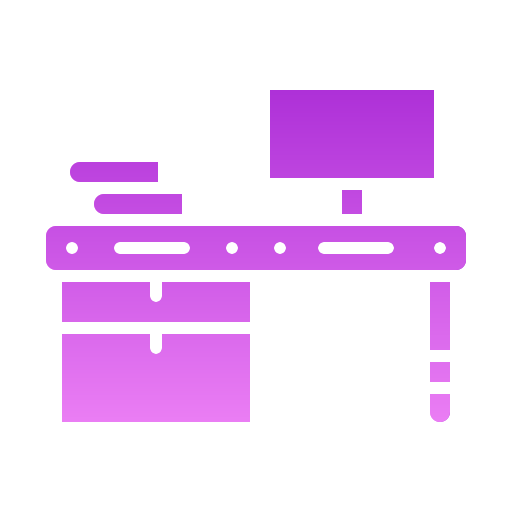 Desk job Generic gradient fill icon