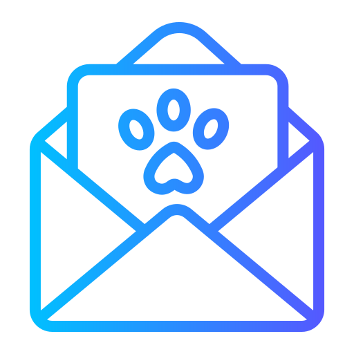 Email Generic gradient outline icon