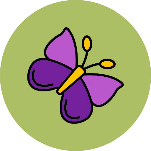 Butterfly Generic color lineal-color icon