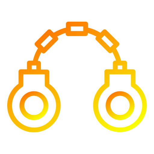 Handcuffs Generic gradient outline icon