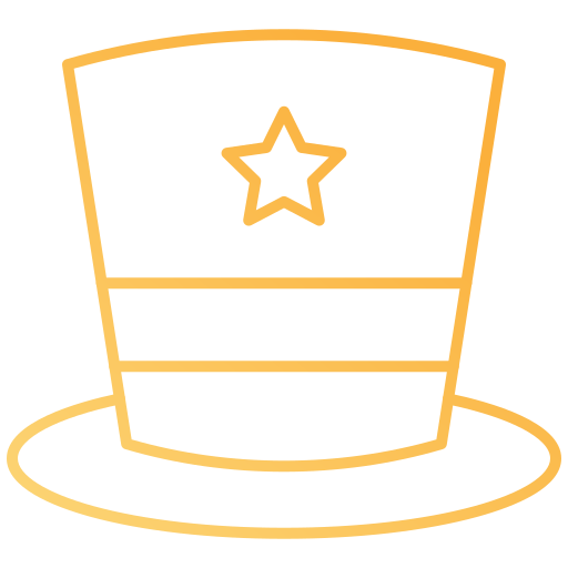 Magician hat Generic gradient outline icon
