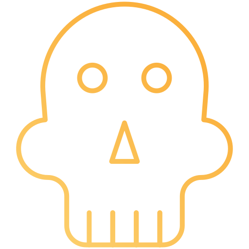 cráneo Generic gradient outline icono
