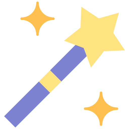 魔法の杖 Generic color fill icon