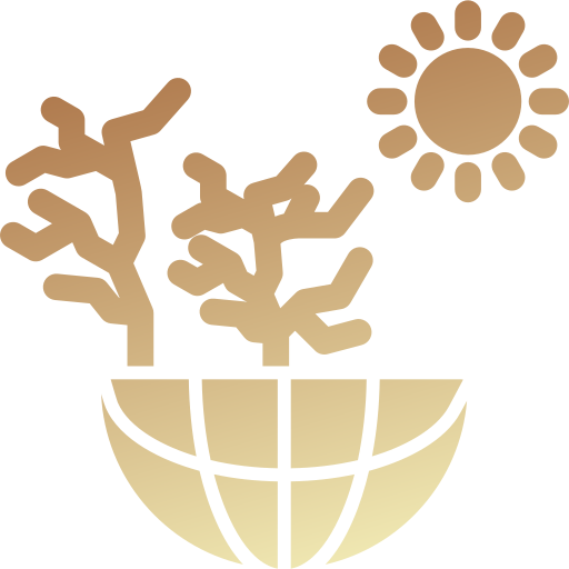 Desertification Generic gradient fill icon