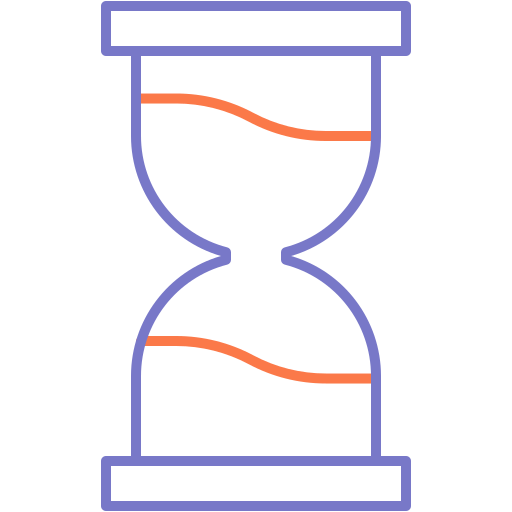 zegar piaskowy Generic color outline ikona