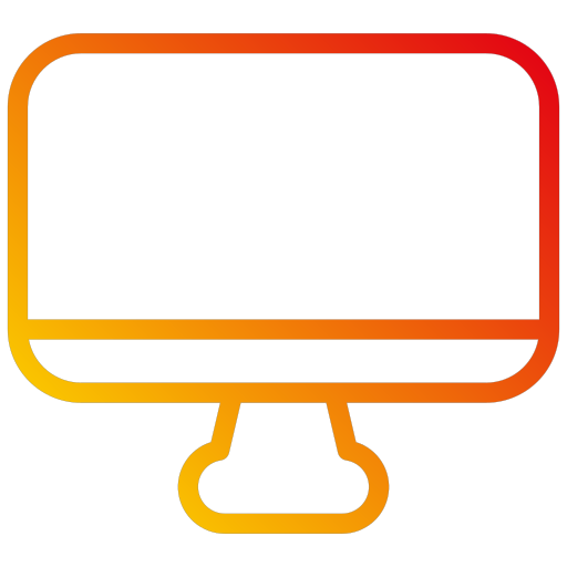 computadora Generic gradient outline icono
