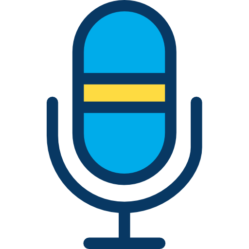 Microphone Kiranshastry Lineal Color icon