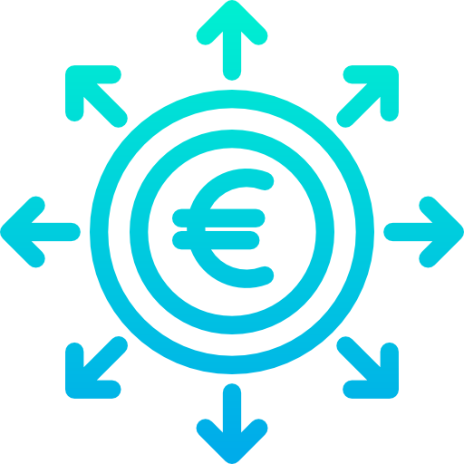 Евро Kiranshastry Gradient иконка