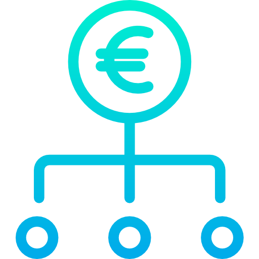 euro Kiranshastry Gradient icon