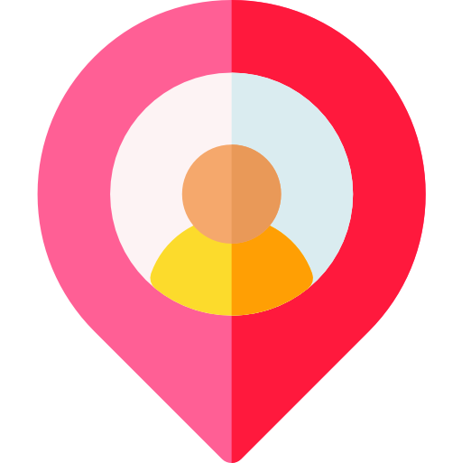 Meeting point Basic Rounded Flat icon