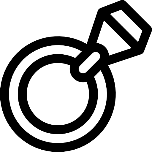 반지 Basic Rounded Lineal icon