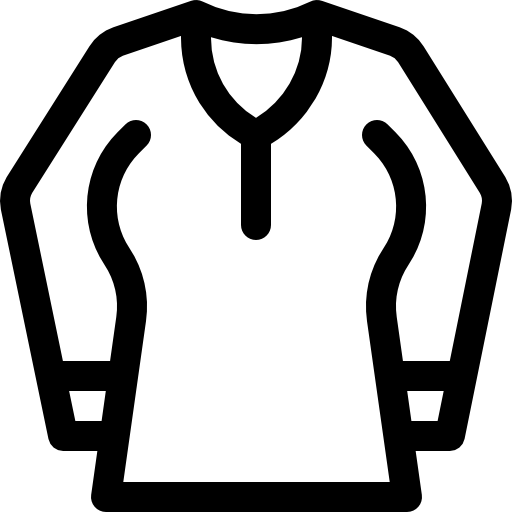 tunica Basic Rounded Lineal icona