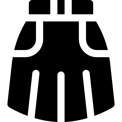 치마 Basic Rounded Filled icon