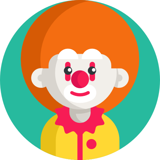 clown Detailed Flat Circular Flat icon